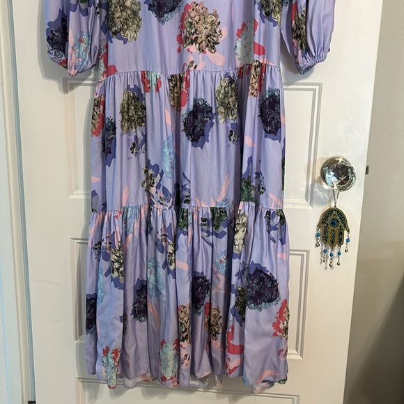 NWOT Prabal Gurung printed tiered dress - size 8 - Picture 3 of 6